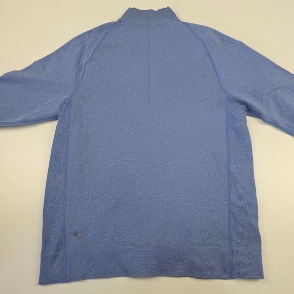 Lululemon Pulse Jacket Men's XL Blue Heathered Riviera Long Sleeve‎ Full Zip - Picture 10 of 11